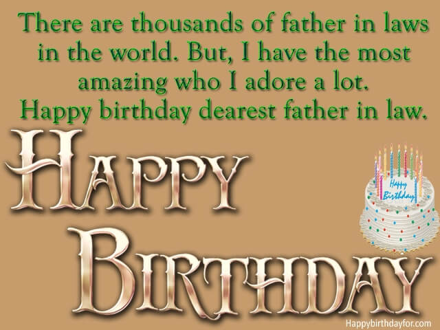 happy Birthday Wishes for Father in Law greeting cards wallpapers pics pictures images photos