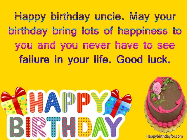 Birthday Wishes for Uncle sms messages pictures gifts photos wallpapers cards quotes
