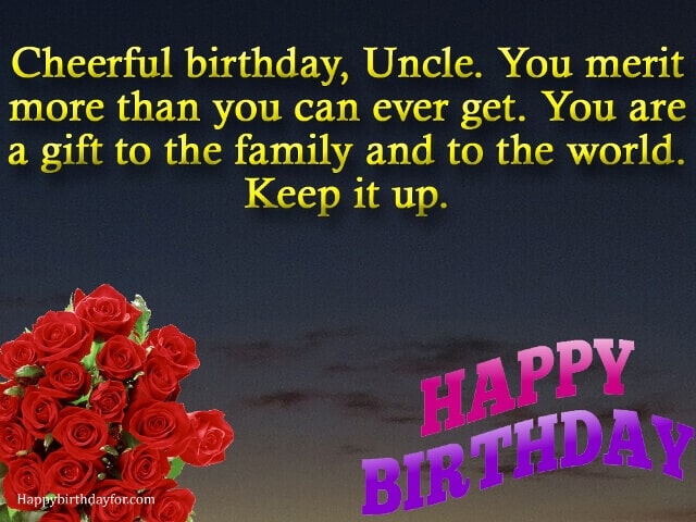 Birthday Wishes for Uncle images messages quotes cards pictures gifts photos wallpapers 