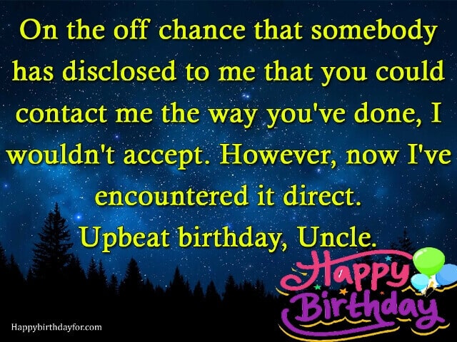 Birthday Wishes for Uncle sms messages pictures gifts photos wallpapers cards quotes