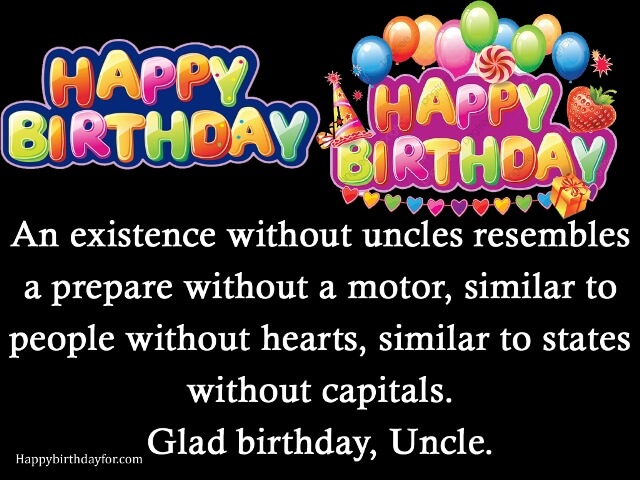 Birthday Wishes for Uncle sms messages pictures gifts photos wallpapers cards quotes