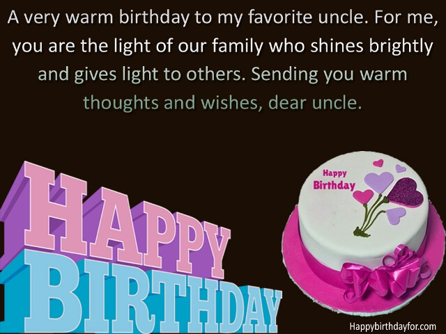 Birthday Wishes for Uncle sms messages pictures gifts photos wallpapers cards quotes
