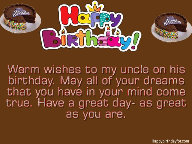 Birthday Wishes for Uncle sms messages pictures gifts photos wallpapers cards quotes