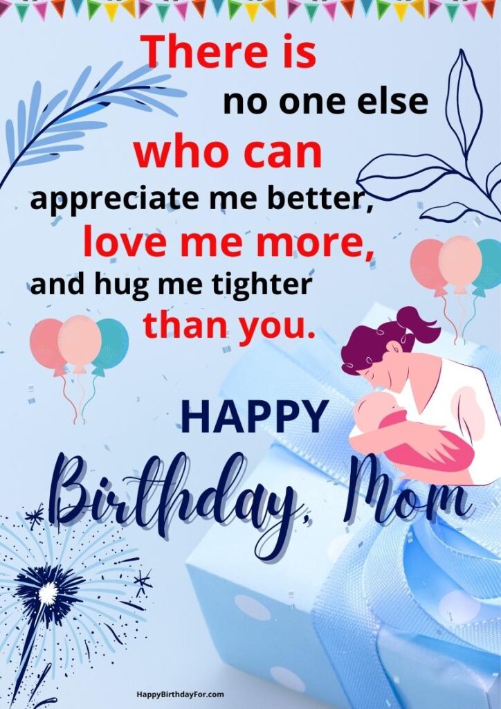 Happy Birthday wishes for mom image