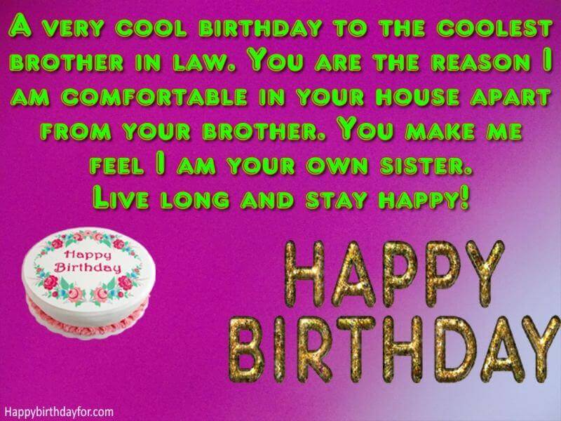 Happy Birthday messages Brother In Law wishes Pictures Messages Greetings card