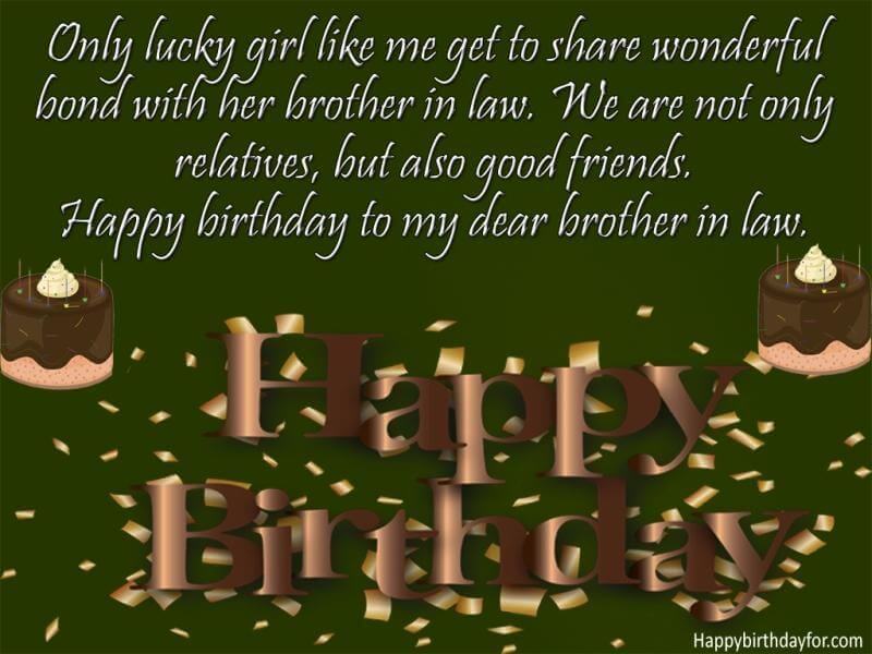 Happy Birthday Wishes Brother In Law wishes Pictures Messages Greetings card