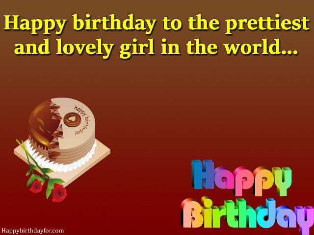 Happy Birthdays messages for female friends images photo greetings cards wallpapers