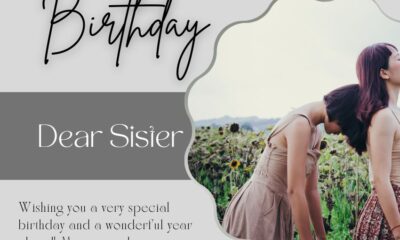 Happy Birthday Sister Wishes Image