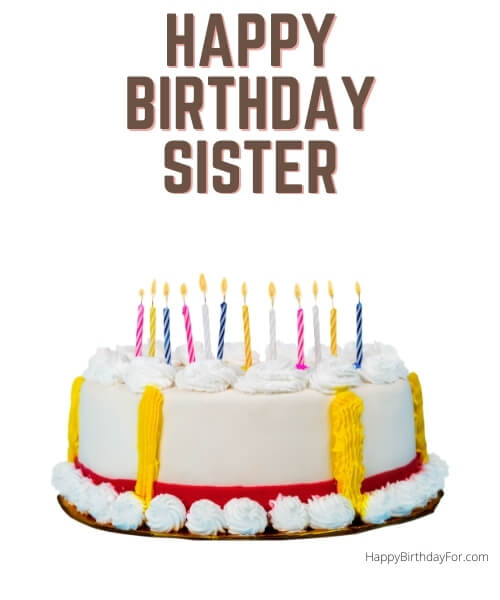 Happy Birthday Greeting Cards For Sister