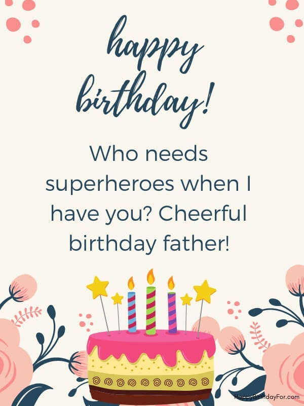 Birthday Wishes For Dad From Daughter