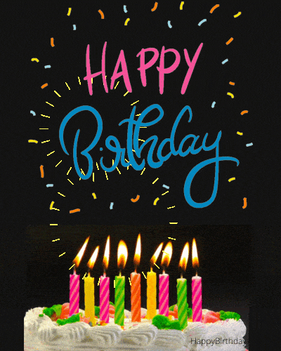 Happy birthday GIF Images candle