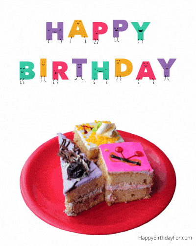 49 Birthday Cake GIF Image | The Best Way To Express Your Happy Bday Wishes