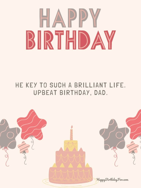 birthday wishes for dad from daughter---