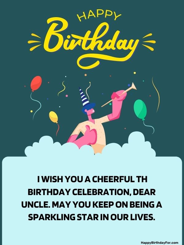 Happy Birthday Wishes for your uncle
