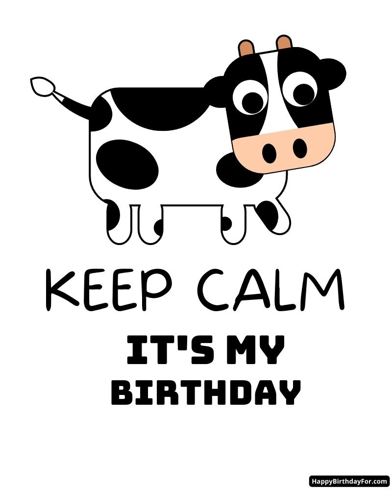 Keep Calm It's My Birthday Picture