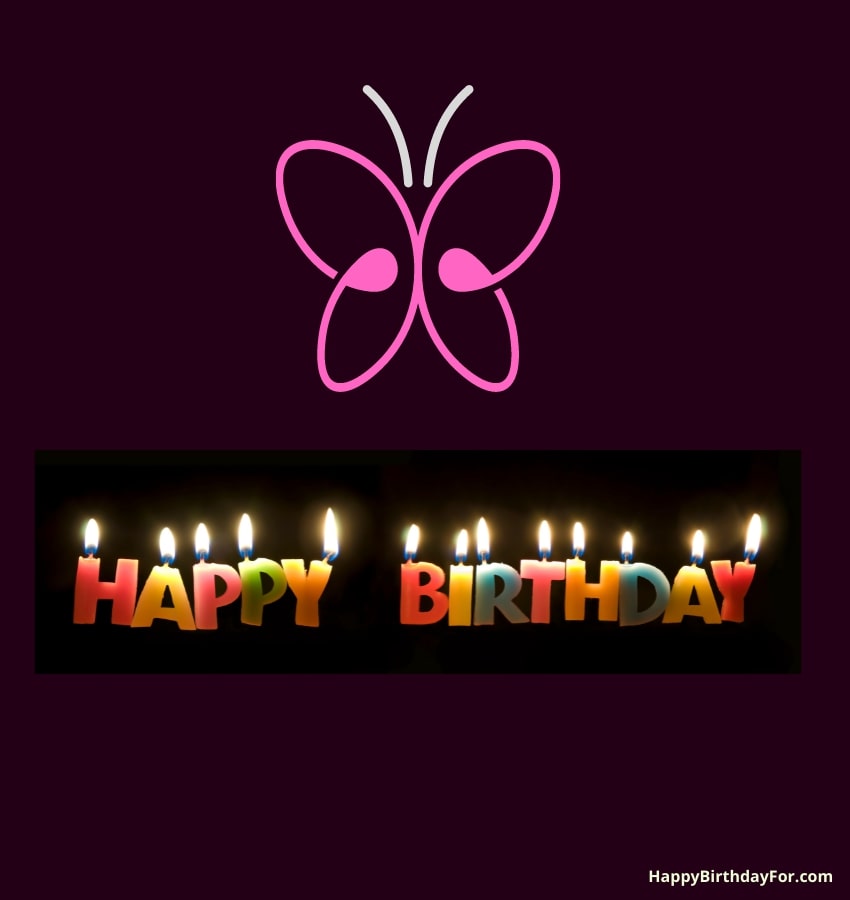 30+ Happy Birthday Images With Butterflies 29 Happy Birthday Image Butterflies