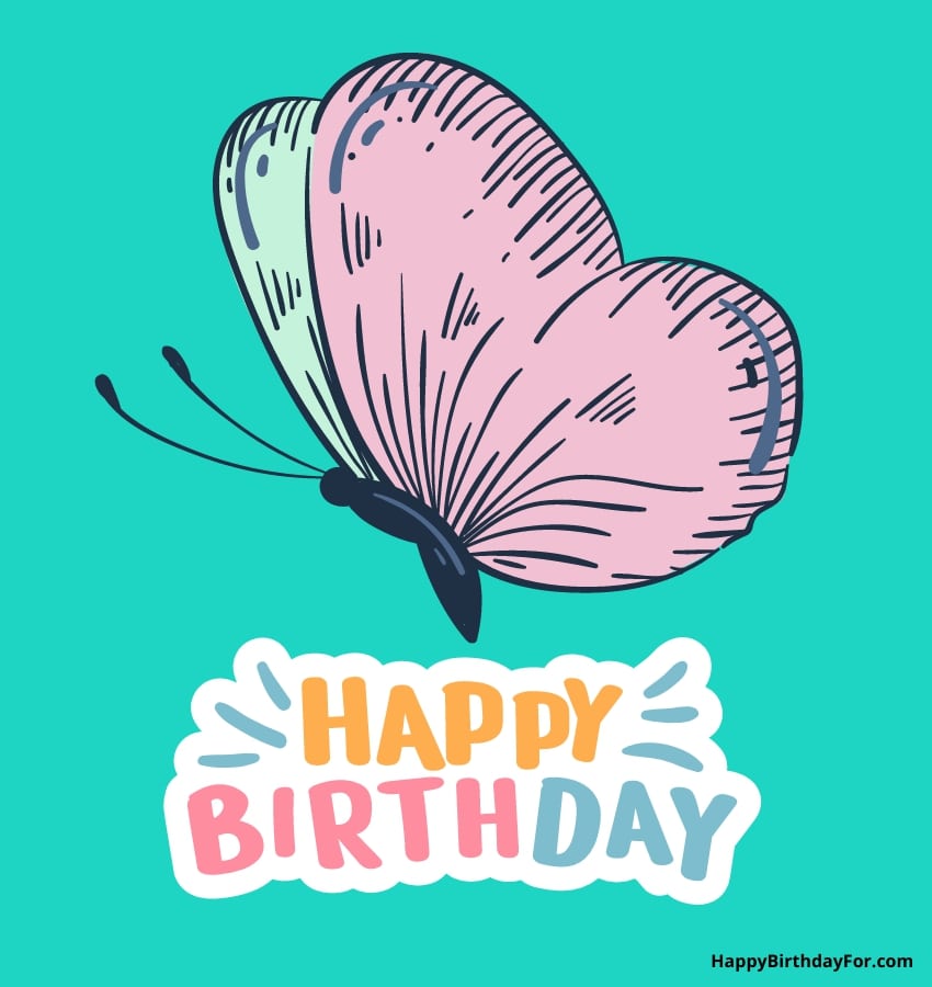 30+ Happy Birthday Images With Butterflies 15 Happy Birthday Image Butterflies