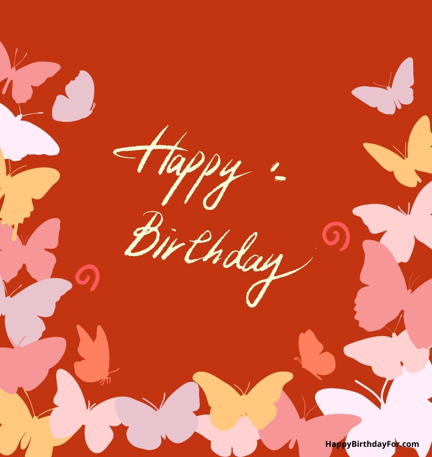 30+ Happy Birthday Images With Butterflies 20 Happy Birthday Image Butterflies