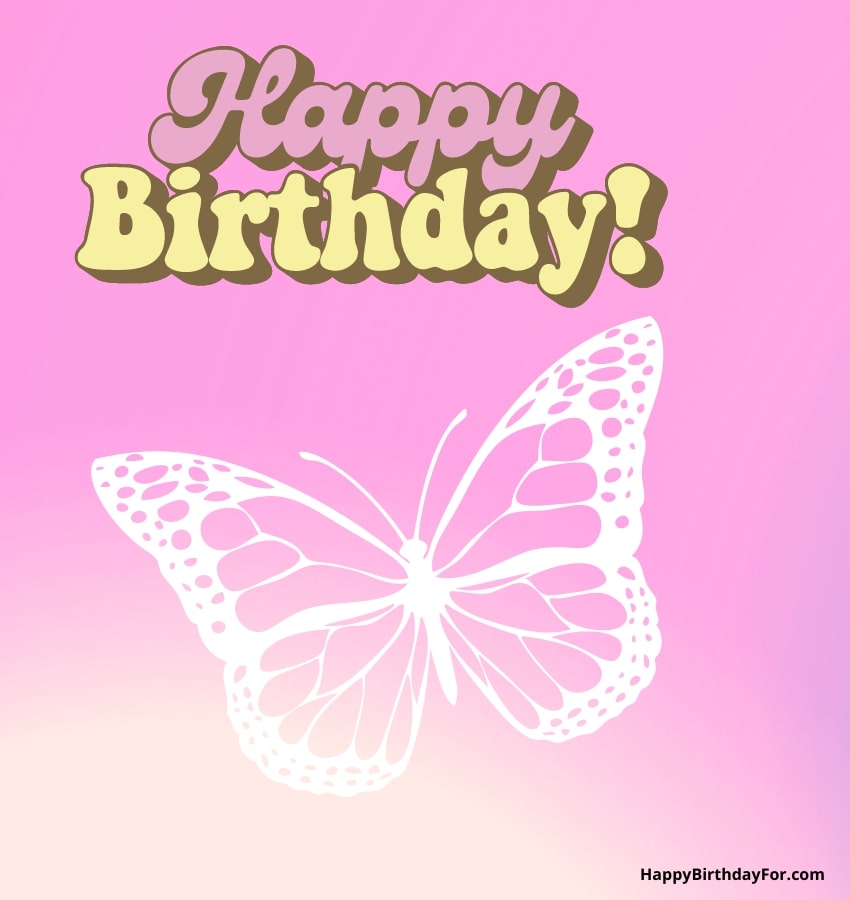 30+ Happy Birthday Images With Butterflies 16 Happy Birthday Image Butterflies
