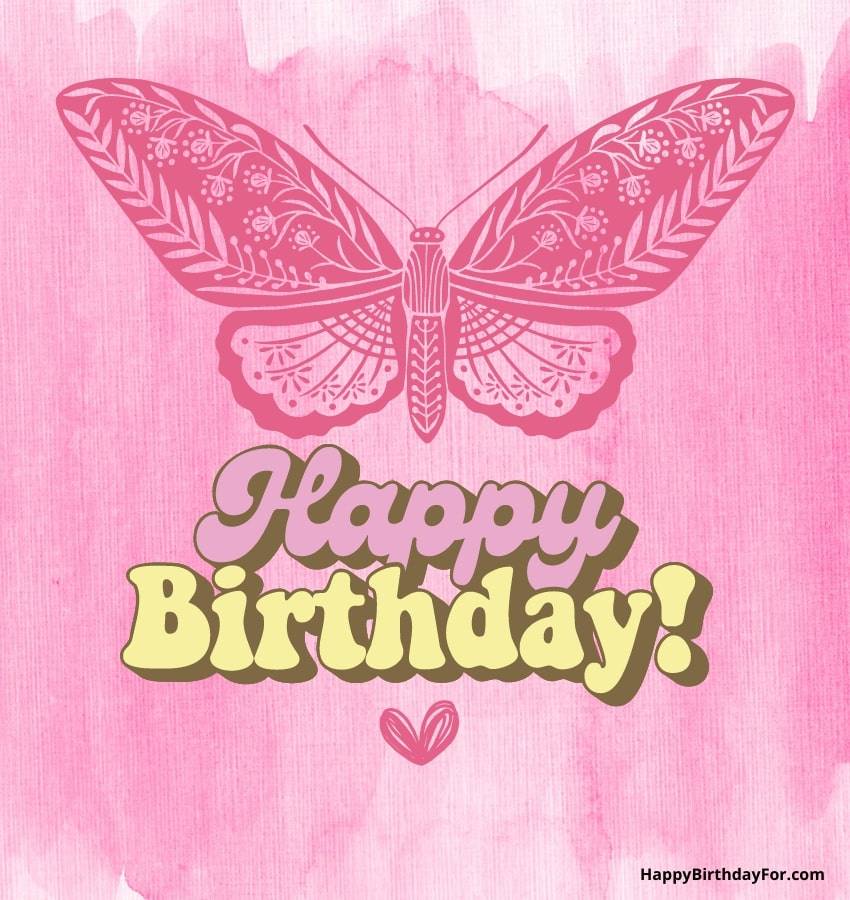 30+ Happy Birthday Images With Butterflies 6 Happy Birthday Butterflies Image
